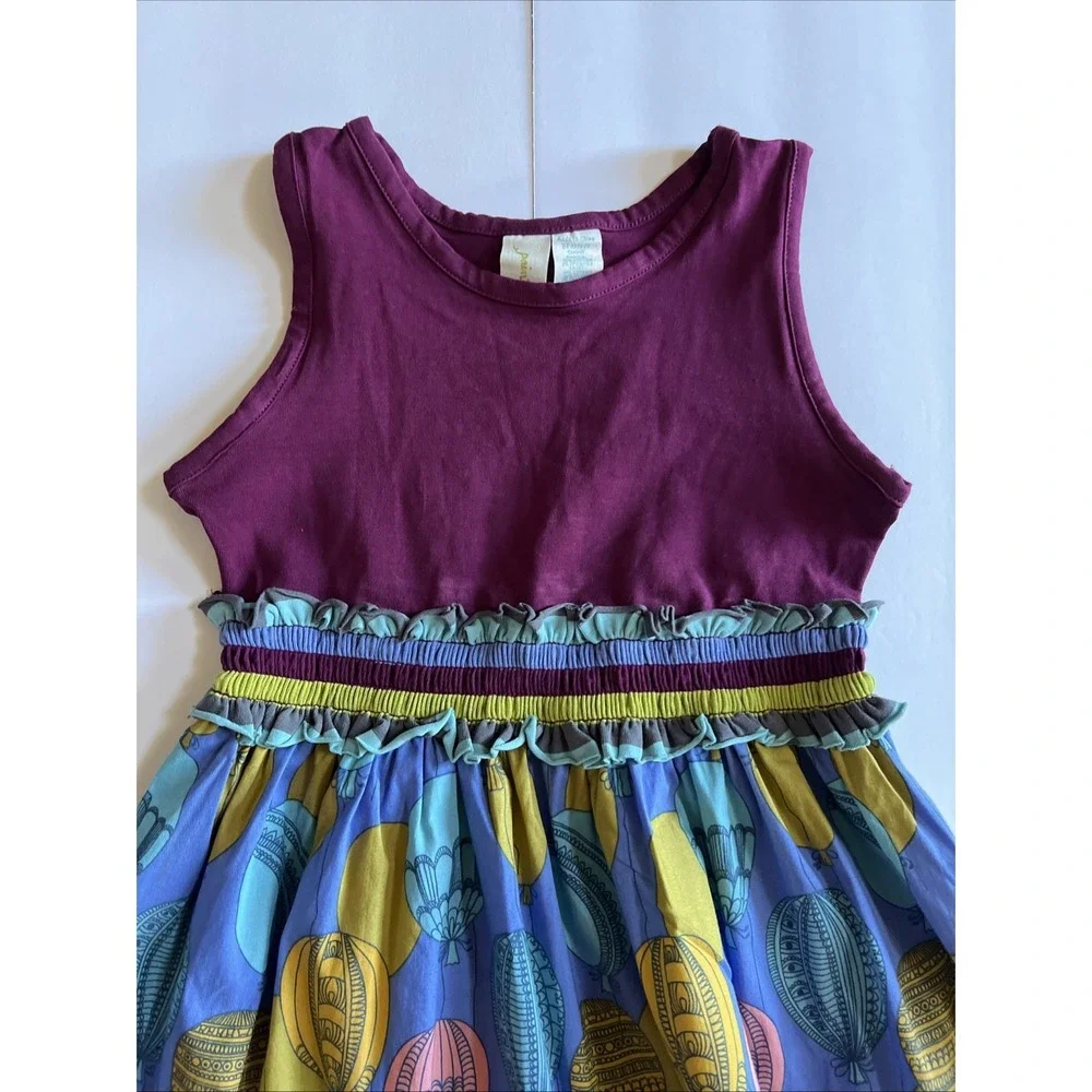 Matilda Jane Gypsy Blue Maggie Stew & Paint By Numbers Plum Dress‎ Sz 4 Set Of 2